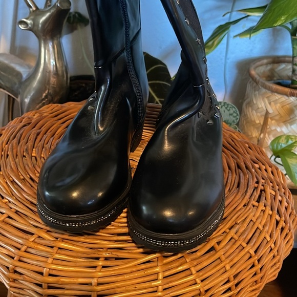 VINCE CAMITO RIDING BOOTS WITH GEMS  NWT - Picture 2 of 7